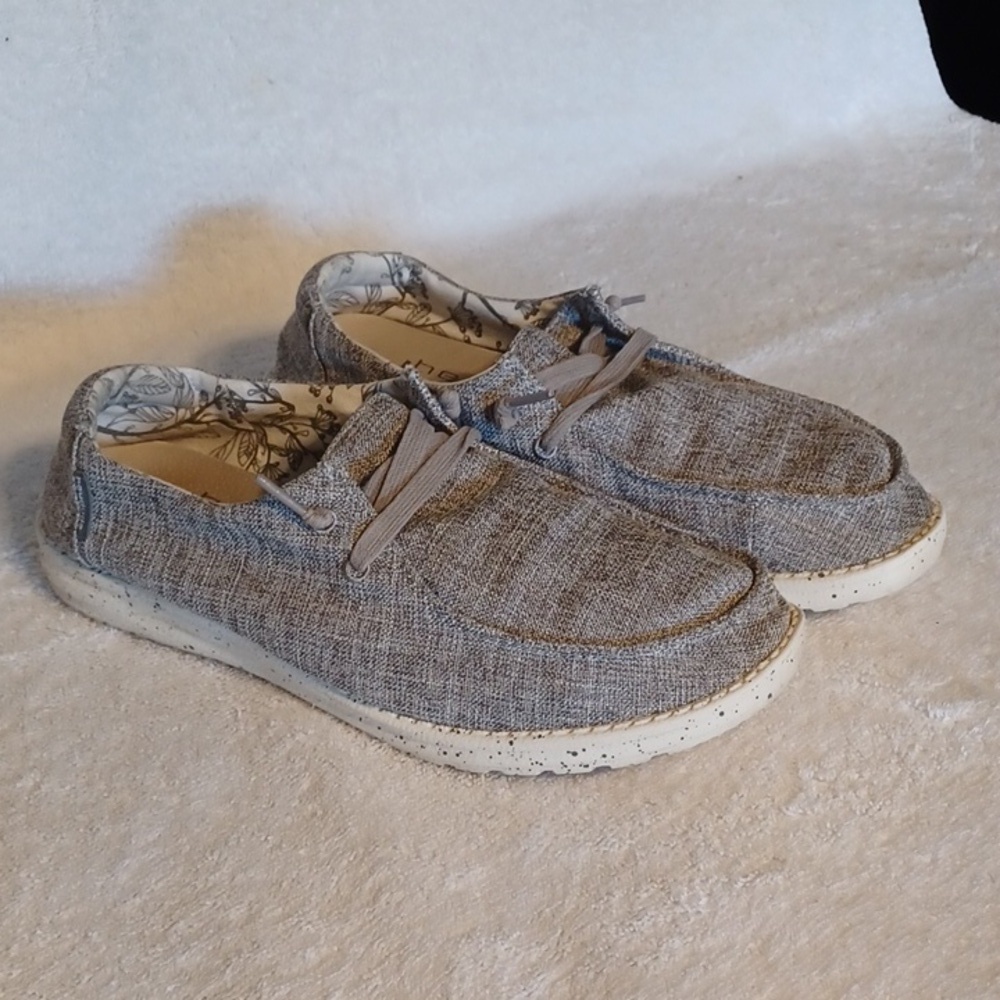 Hey dude Wendy linen women's size 9